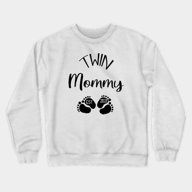 Twin Mom 2021 Crewneck Sweatshirt by Die Designwerkstatt